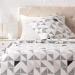 Parure de lit avec housse de couette en satin, 140 x 200 cm / 65 x 65 cm x 1, Fusion diamant 